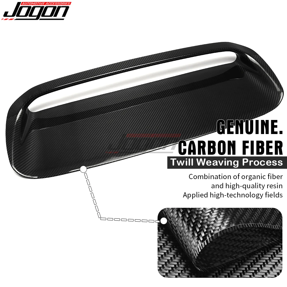 Carbon Fiber Exterior Trim For Subaru WRX STI VA 2018 2019-2021 Car Front Engine Bonnet Hood Air Vent Outlet Cover Accessories