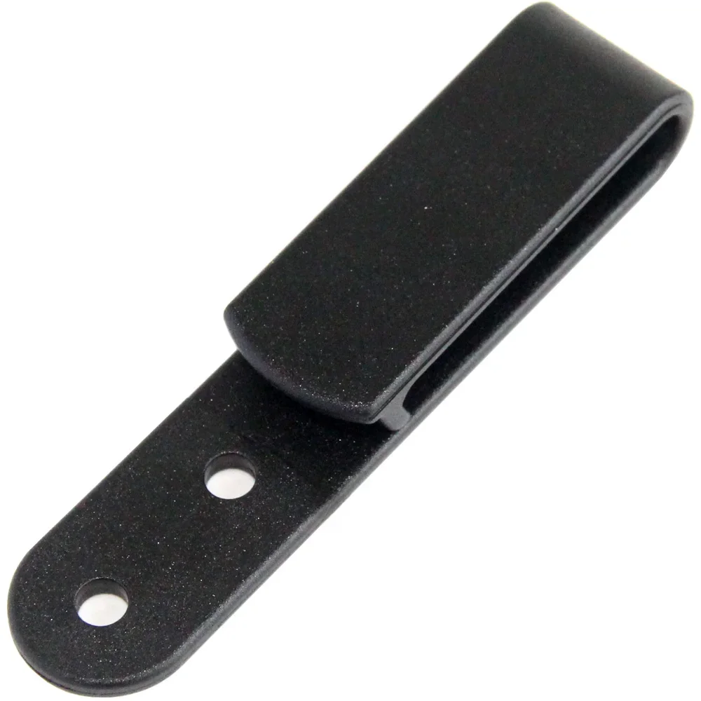 Boucle de poignée robuste Quick Clip Pro pour étui hybride en cuir IWB OWB Kydex faisant du plastique noir avec matériel de vis Chicago