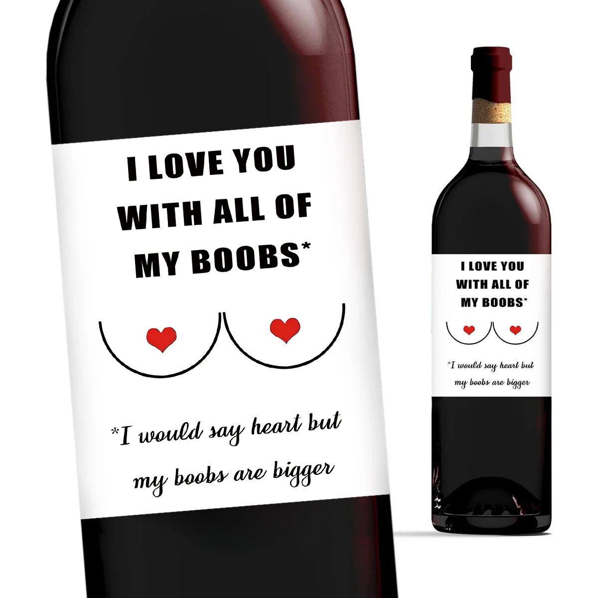 4Pcs Funny Joke Happily Wine Bottle Label Funny Birthday Gifts For Friends Wine Bottle Labels Liquor Bottle Stickers