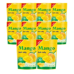 쥬시망고젤리 100g 과일젤리 후르츠젤리 쥬시젤리 10개