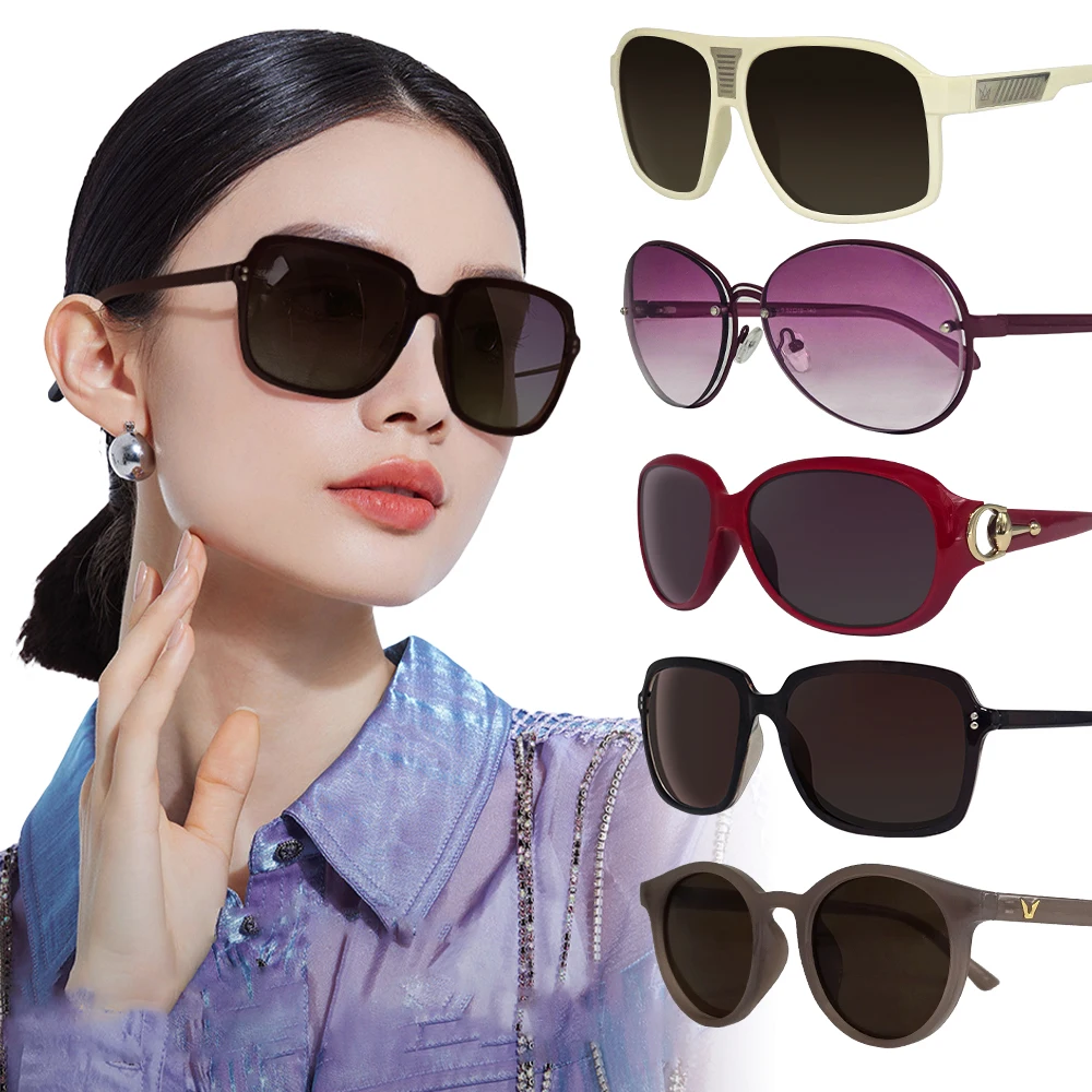 [Today's departure] Super Special 1 1 event UV400 protect best women's fashion sunglasses collection oversize fashionable women's Trans de Ullight Summer UV Sunlight Blast