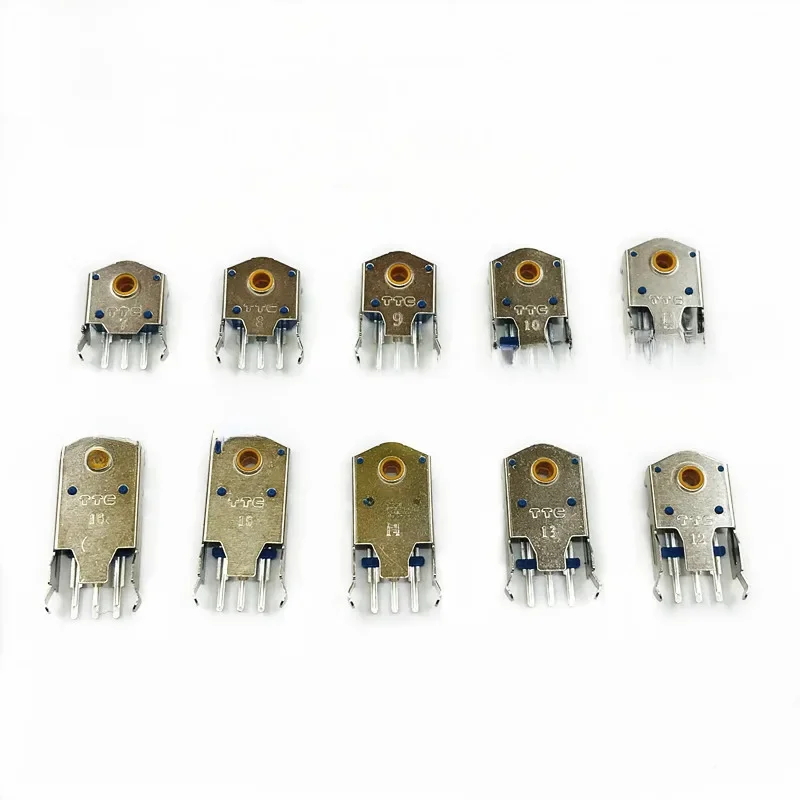 10szt TTC Złoty enkoder obrotowy 7mm ~ 16MM 8mm 9mm 10mm 11mm Uszczelnienie pyłoszczelne dla myszy PC Dekoder rolkowy 76 milionów siatek — zdjęcie produktu 7