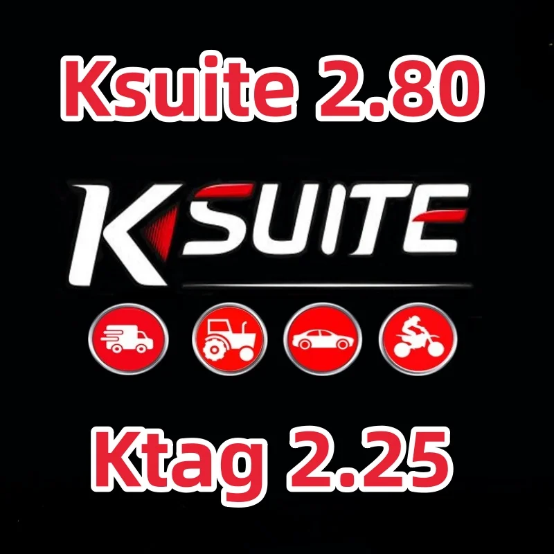 Ktag 2.25 & Ksuite 2.80 Software for KESS V2 & V5.017 RSA Error Fix Unlock Tool for Car Truck Bike Tractor EU