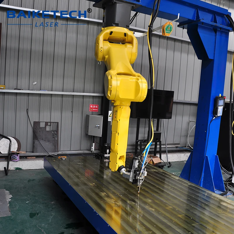FANUC 3D Robotic Laser Cutter—master complex contours and bevels, ideal for automotive and aerospace component trimming