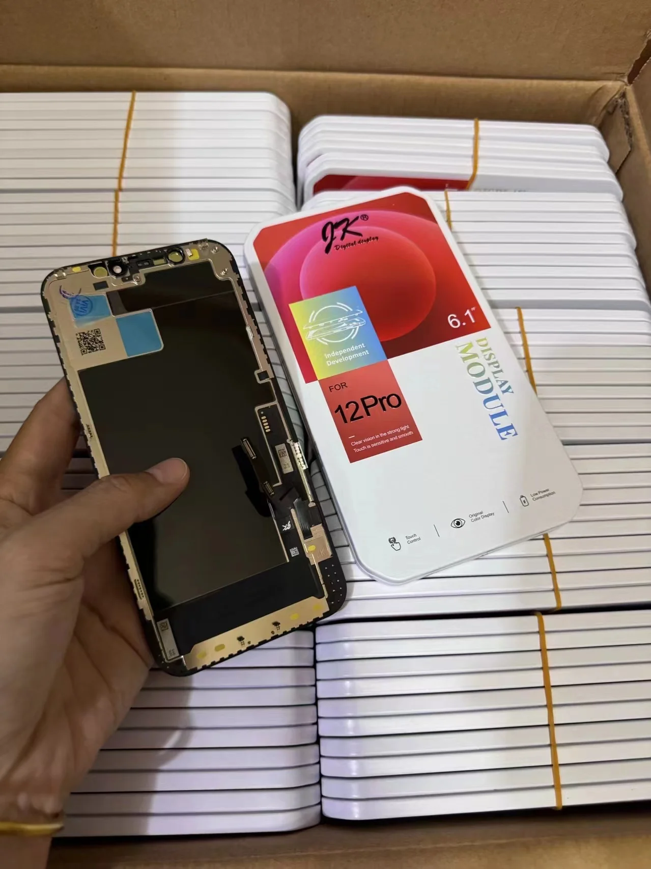 سعر الجملة JK INCELL LCD آيفون X XS XS MAX XR 11 11 PRO MAX 12 12 12 PRO 13 14 PLUS LCD مجموعة المحولات الرقمية لشاشة تعمل بلمس #1