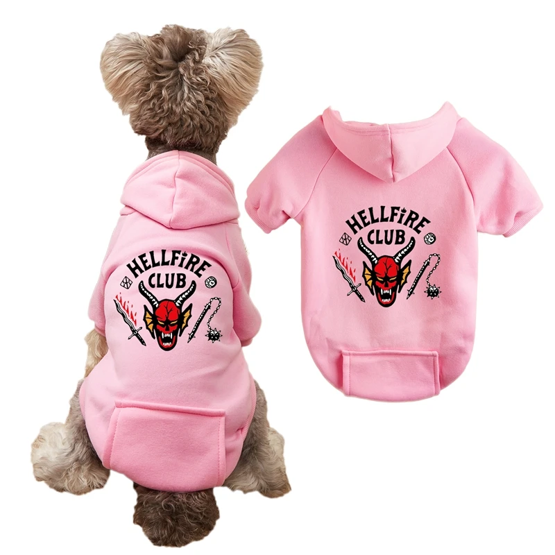 New Winter Warm Fleece Pet Sweatshirts Hoodie Pullover Streetwear Teddy Dog Clothes Cute Clothing Chihuahua