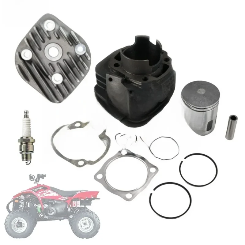 Zestaw części do silnika motocykla 52 mm Zestaw cylindrów Silnik 90CC do Polaris Predator Scrambler Sportsman 90 YAMAHA JOG90 XH90 Motoblock — zdjęcie 2
