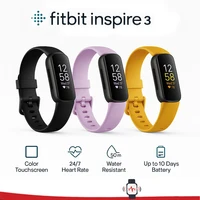 Fitbit Inspire 3 rastreador de ejercicios inteligente pantalla táctil a color monitor de ritmo cardíaco seguimiento de presión del sueño pulsera deportiva