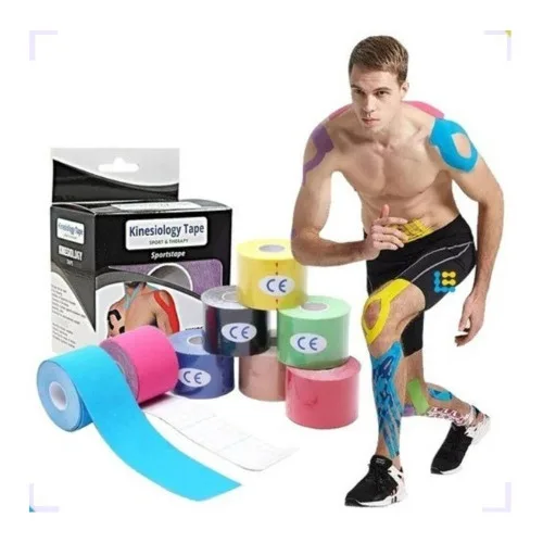 Kinesio Taping Fita Adesiva Fisioterapia Muscular Bandagem