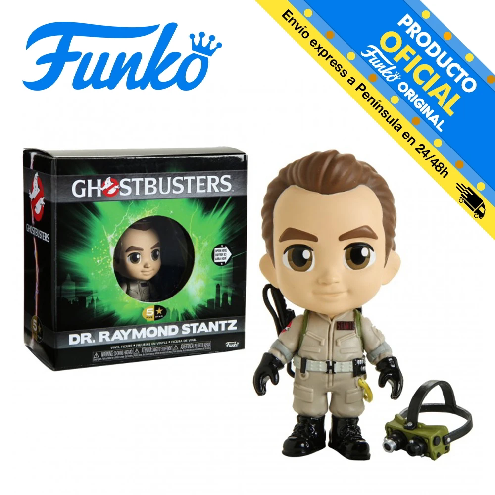 Funko Five Star Ghostbusters - Dr. Raymond Stantz, 39451, original, toys, boys, girls, gifts, collector, figures, dolls, shop, with box, new, man, woman, official license