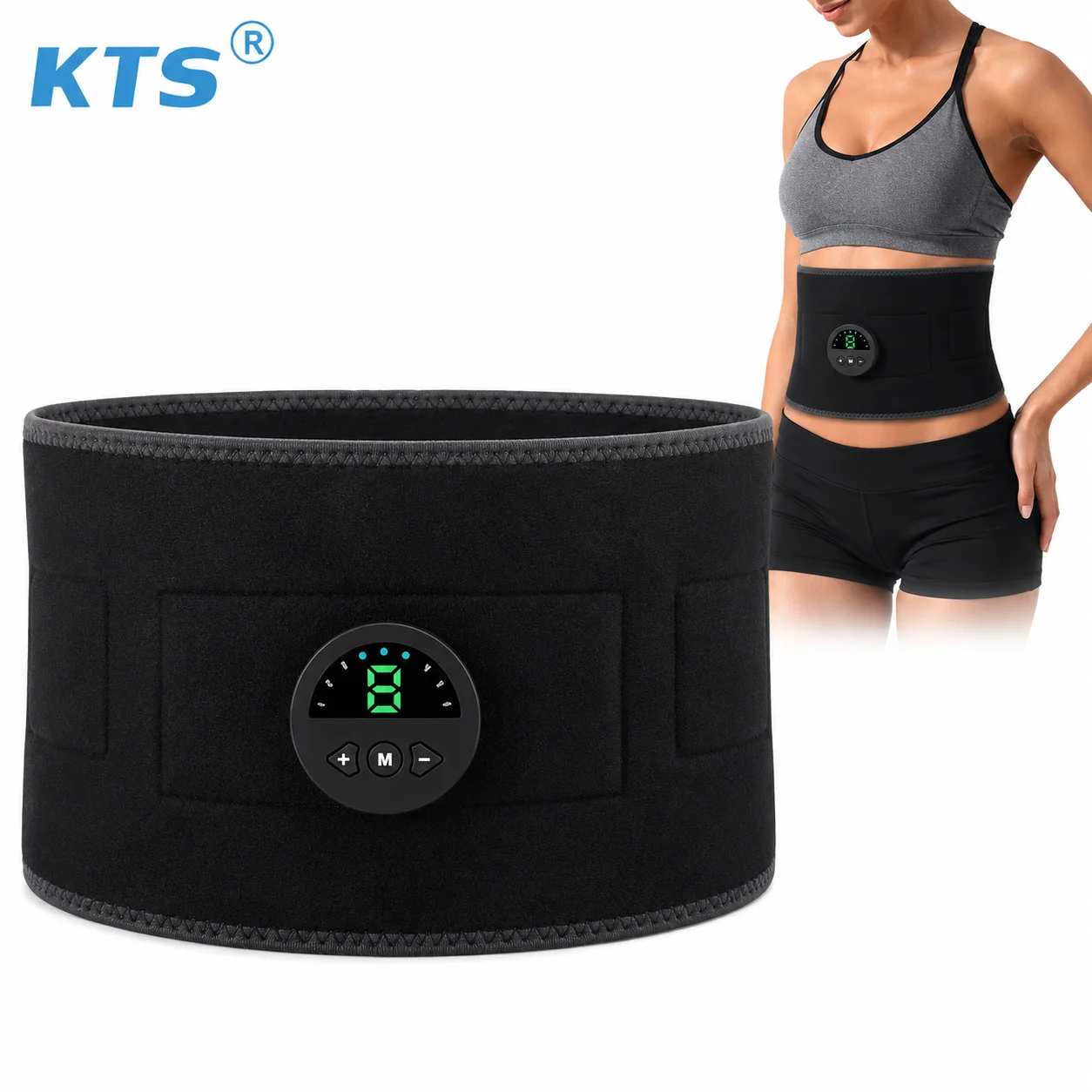 Smart Home Gym - EMS Buikspiertrainerriem 12 standen 19 intensiteitsniveaus