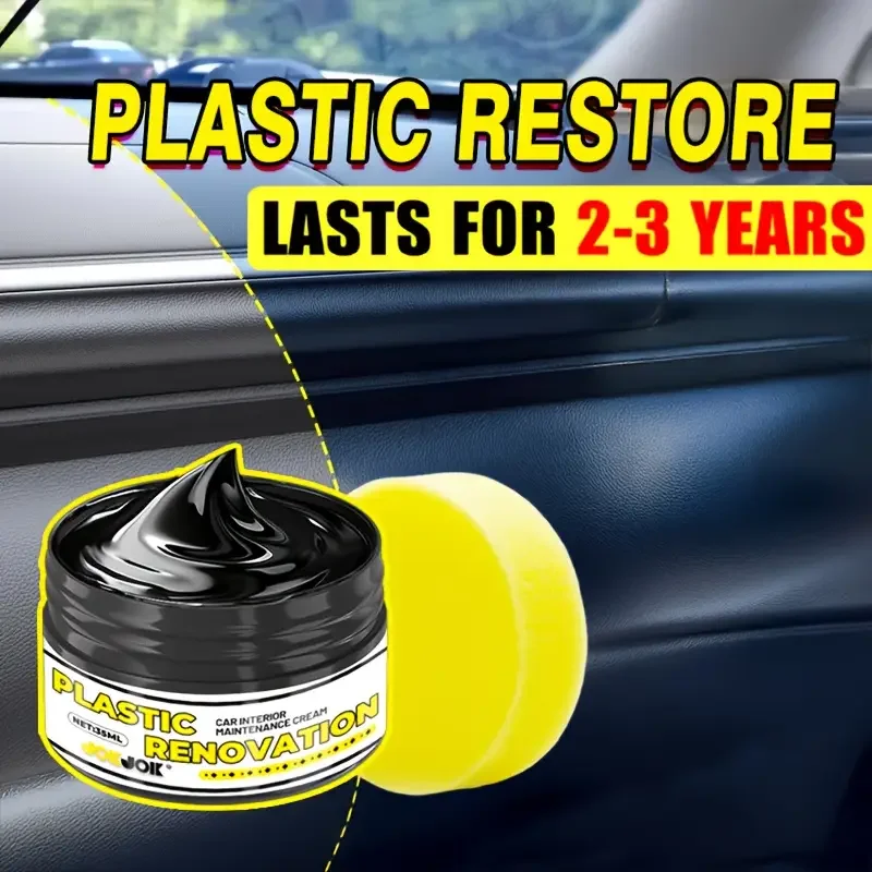Car Maintenance Agent - Black Glossy Tires, Bumpers, Mirrors and Decorative Agents, Fade Resistant and Oxidation Resistant