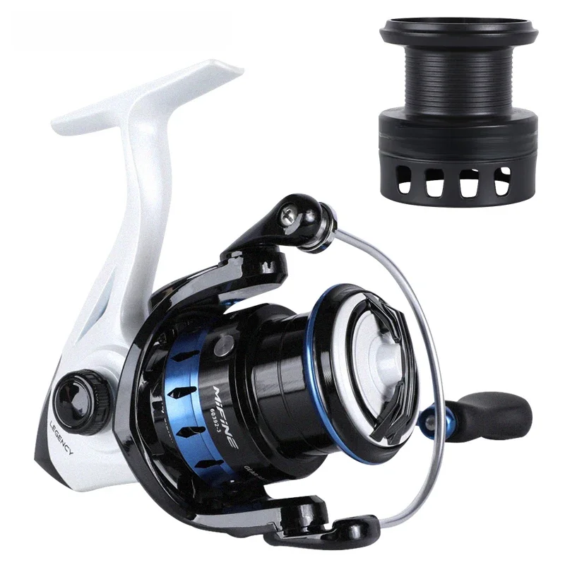 Mifine legency ultraleichte Spinn rolle 8kg max Drag Size500 Eis fischer rolle 5.1:1 Ersatz spule