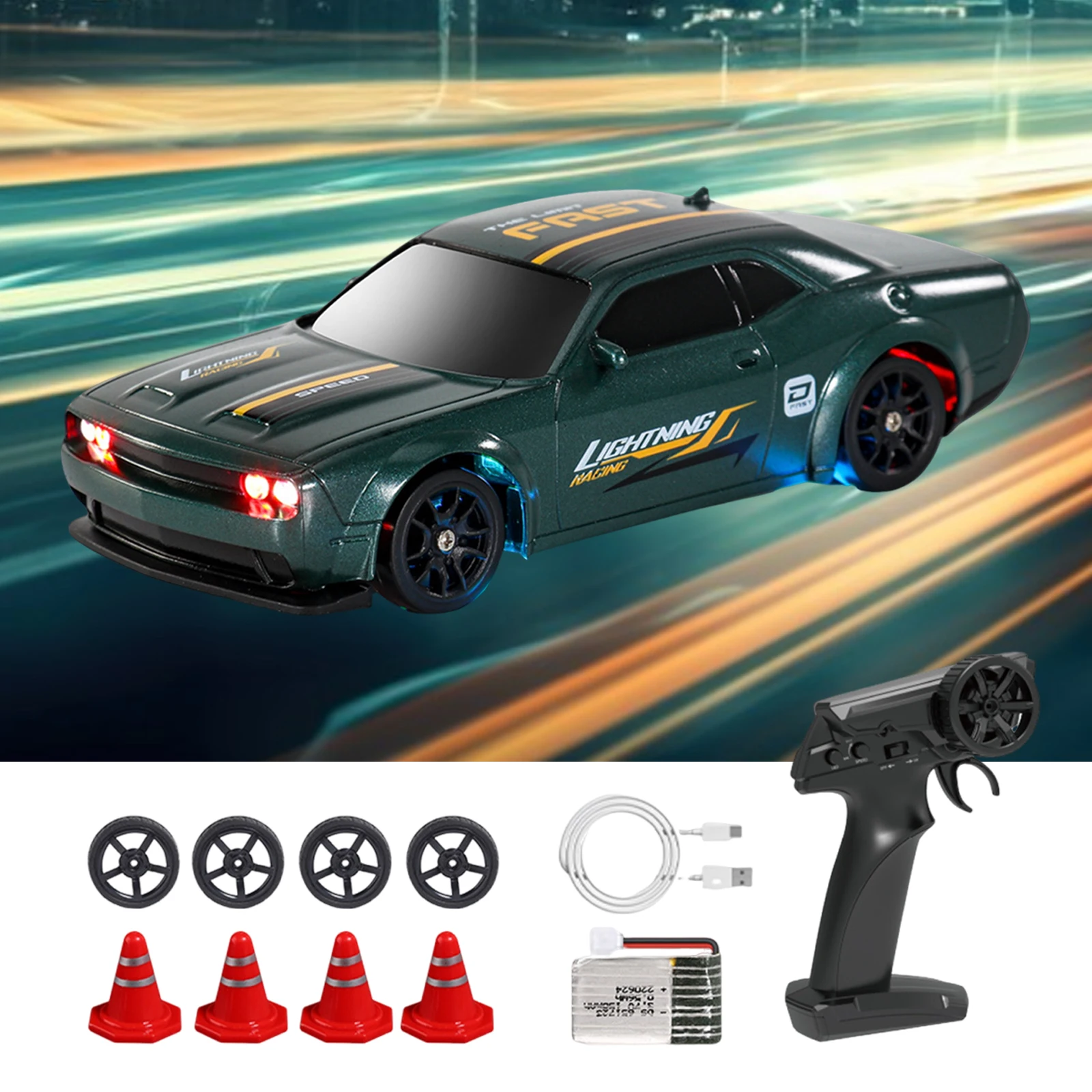 1/43 RC سرعة سيارة رياضية سباق دون الجيروسكوب الانجراف لعبة رياضية سيارة 4WD لعبة تعمل بالريموت الصغيرة نموذج سباق المهنية للأطفال الهدايا