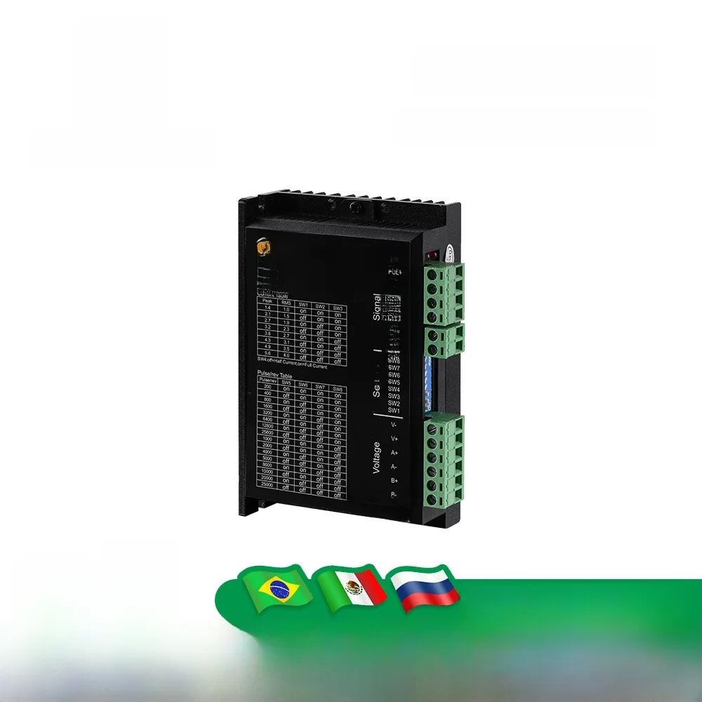 DM556S 2-fazowy sterownik silnika krokowego 18-50VDC 1,4-5,6A Sterownik silnika krokowego dla Nema17 Nema23 Nema34 — zdjęcie 2