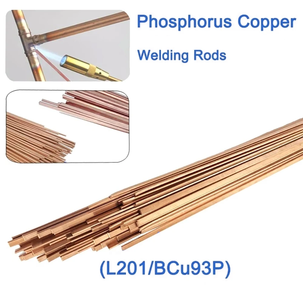 500mm Messing Schweiß draht, Phosphor Kupfer Elektrode Schweiß stab, Bronze Elektrode Lötstab LK-AA76