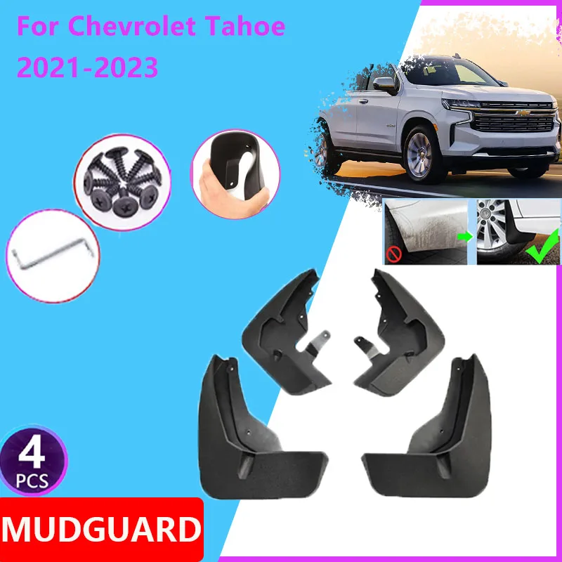 

Car Mudguards for Chevrolet Tahoe GMC Yukon GMT1YC 2021 2022 2023 Rear Fenders Wheels Protecti Splash Guards Exterior Accessorie