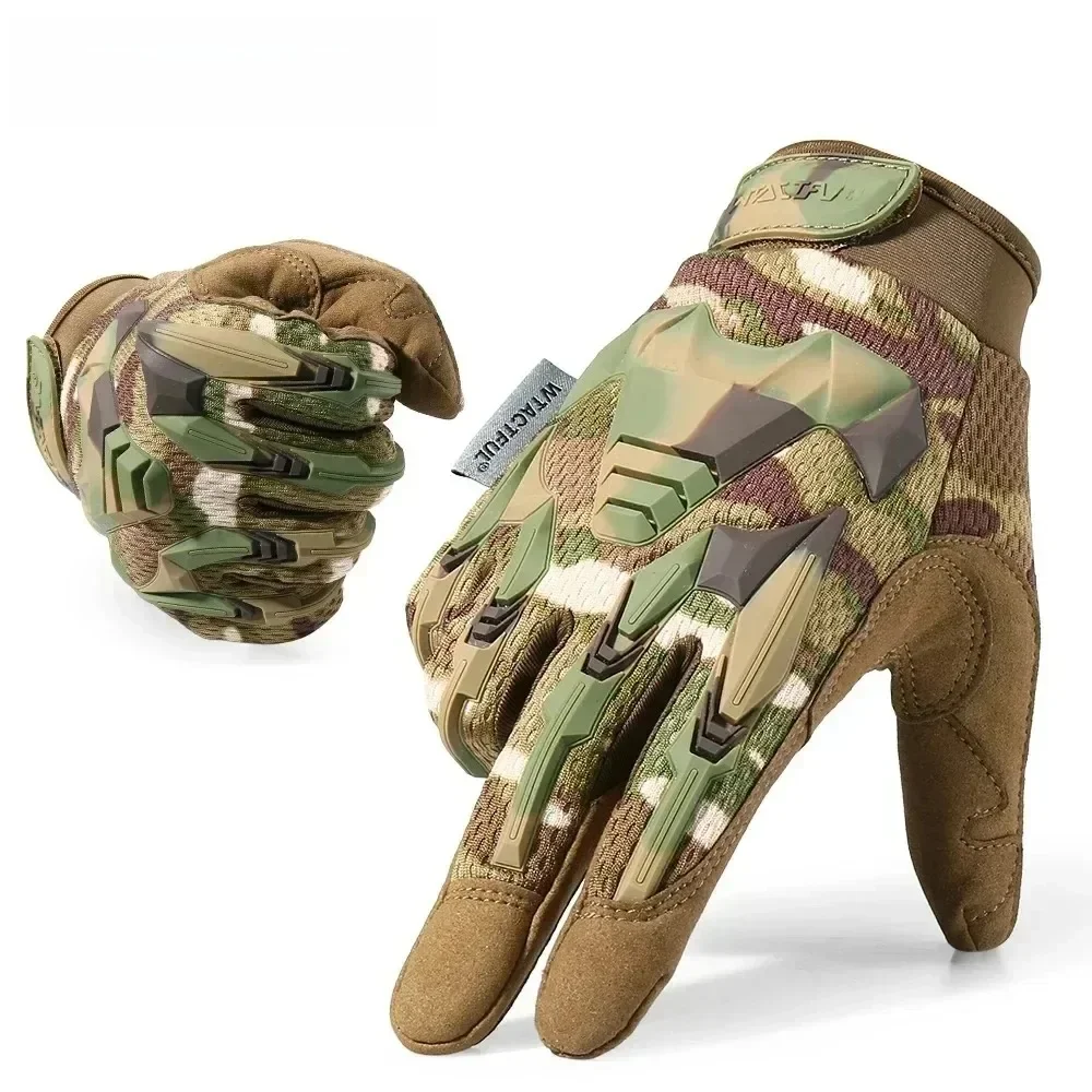 AliExpress GUMAO Camo Tactical Gloves Men Outdoor Hunting Hiking Climbing Sports Camping Combat Anti-skid Cycling Bike Full Finger Mittens Women