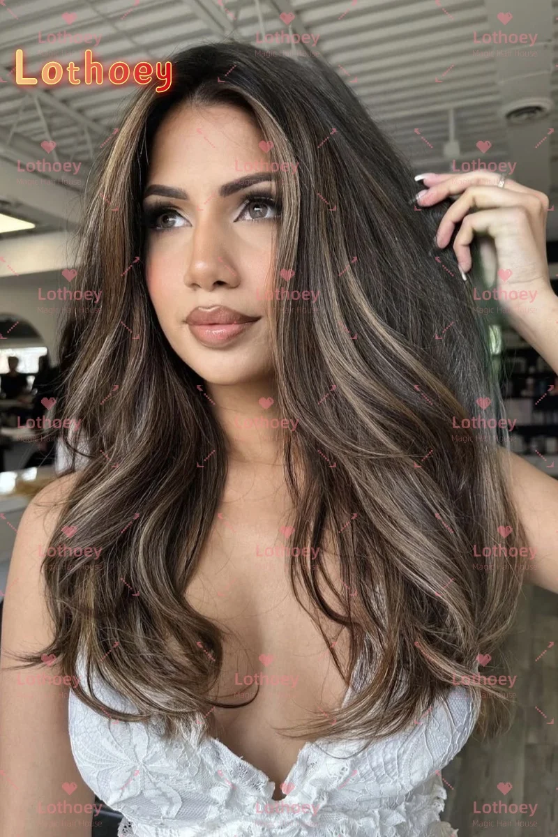 Peluca humana teñida con pelo ondulado y rizado, color marrón chocolate, brillo natural, temperamento suave, adecuada para la vida diaria de las mujeres