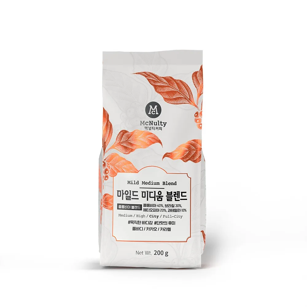 McNalty-soft midium blend 200g beans