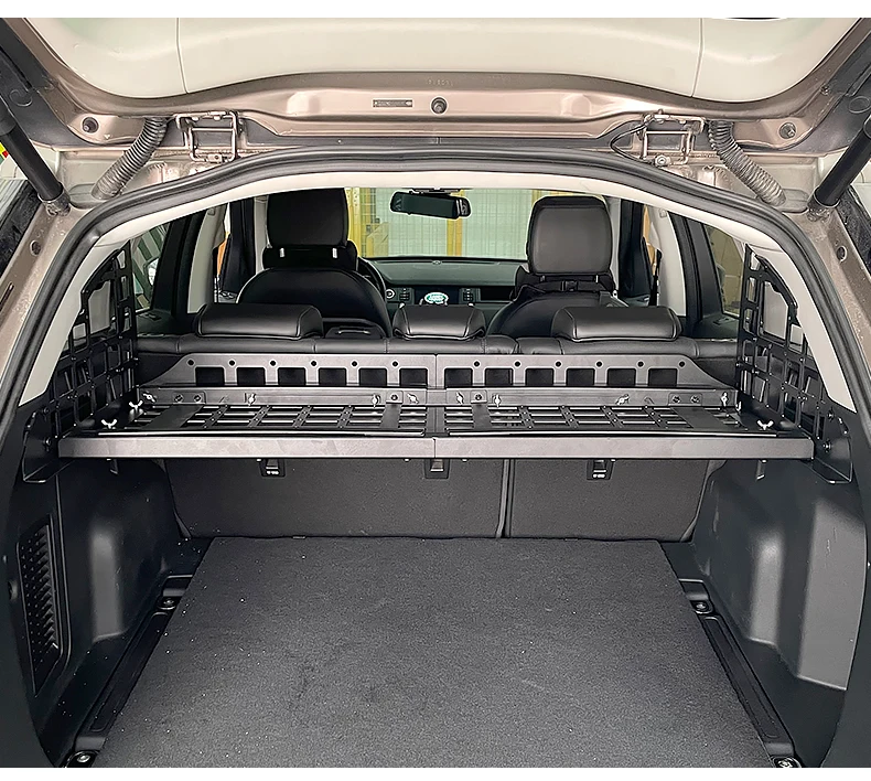 

For Land Rover Discovery Sport 5 Seat 2015-2019 Modular Storage Panel Shelf Rear Trunk Debris Rack Luggage Organizer Molle Panel