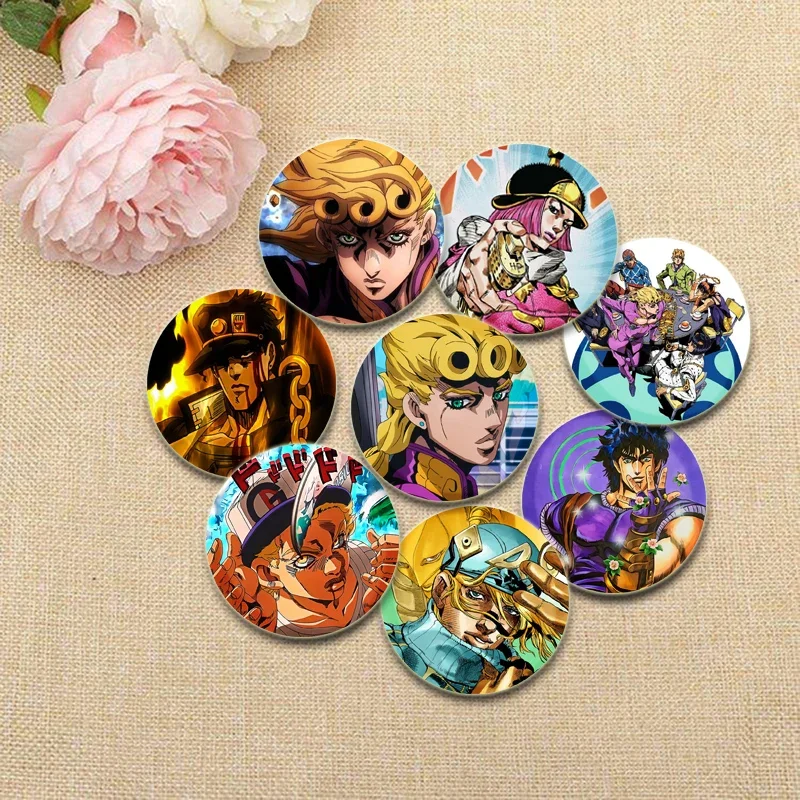JoJo Ives Arre Adventure Anime Pins, Broches de dessin animé bricolage, Danemark ge fait main pour GérCollection, Cadeaux décoratifs pour vêtements et chapeaux