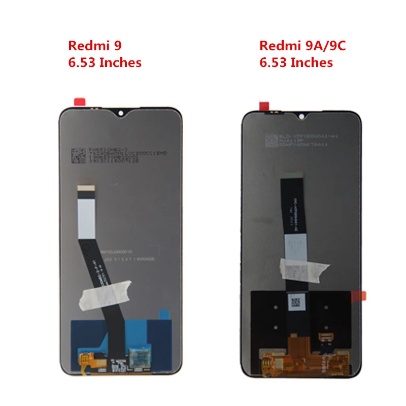 100% NEW OEM For Xiaomi Redmi 9A LCD Display Screen With Frame Touch Screen Assembly For Redmi 9A 9C 9 LCD Display Screen