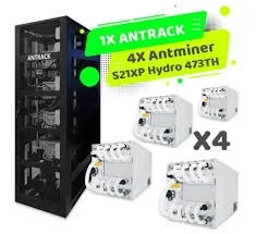 

A New Bitmain Antminer Bitcoin S21 XP+ Hyd 480Th 11J/T Sha-256 Hydro Cooling S21XP S21+ 395T S19 XP+ Hyd 293T 257T Asic Miner