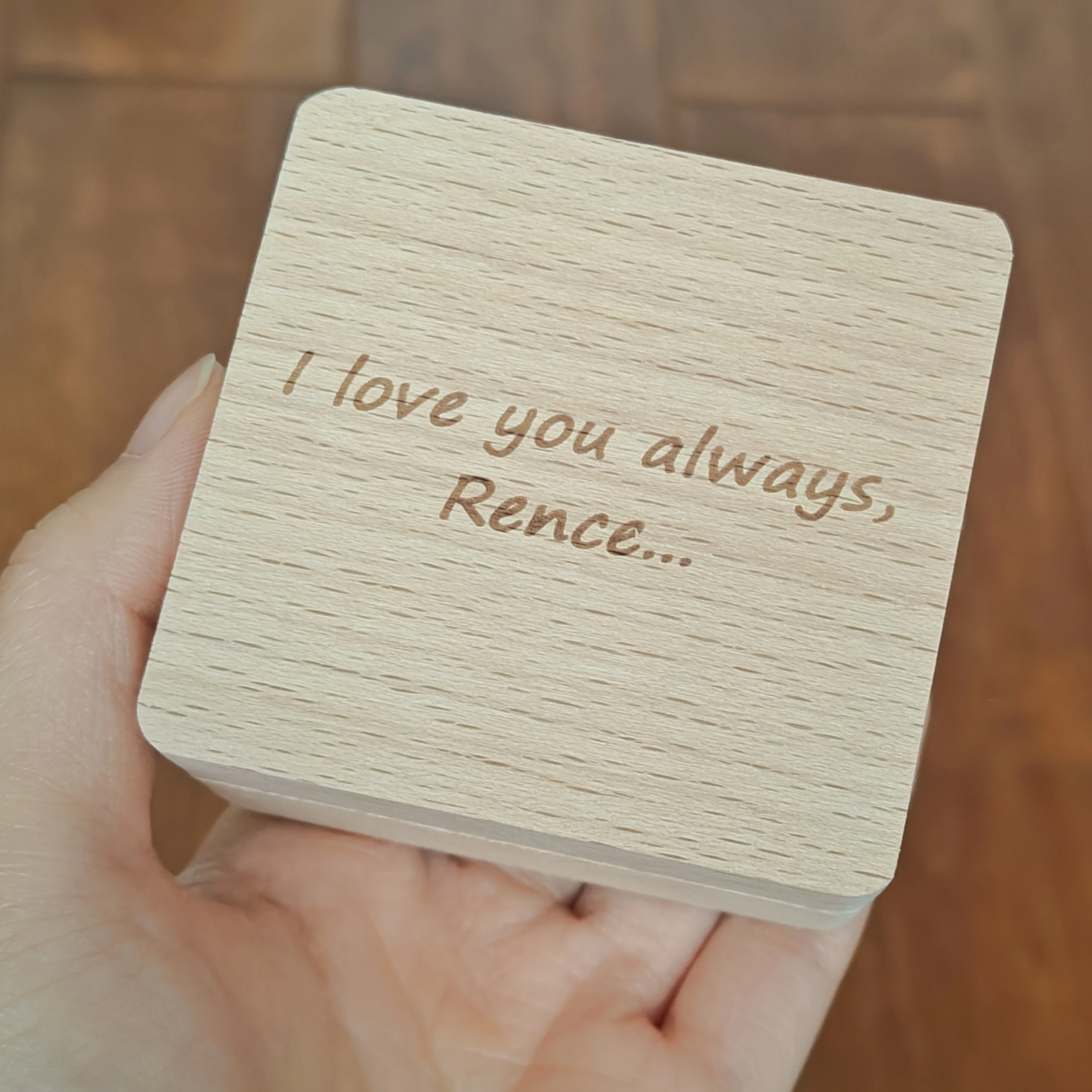 I Love You Always Customized Photo Music Box, Monthsary, Anninersary, Christmas, Birthday gifts