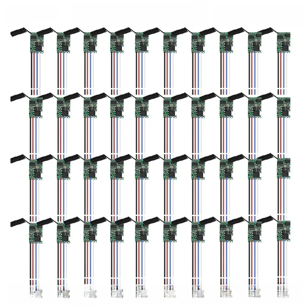 Bezprzewodowy przełącznik zdalnego sterowania 433MHz DC 12V 3.6V-24V, mini odbiornik i nadajnik o dużym zasięgu, zestaw DIY do zdalnego sterowania oświetleniem LED. — zdjęcie produktu 7