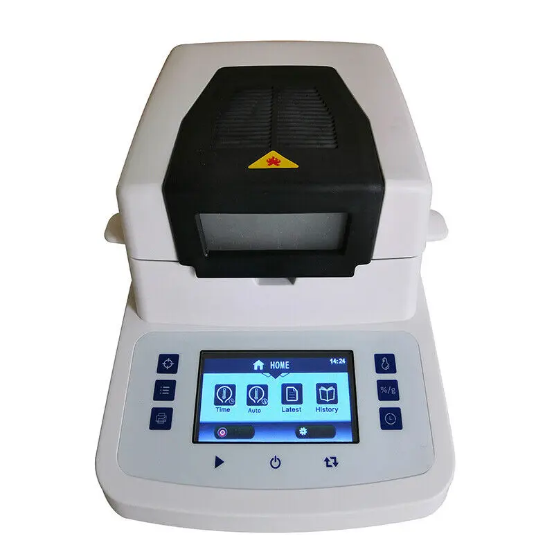 Electronic Halogen Moisture Tester Meter Tobacco Moisture Analyzer With Touch Screen 50g Capacity For Food Tobacco Etc