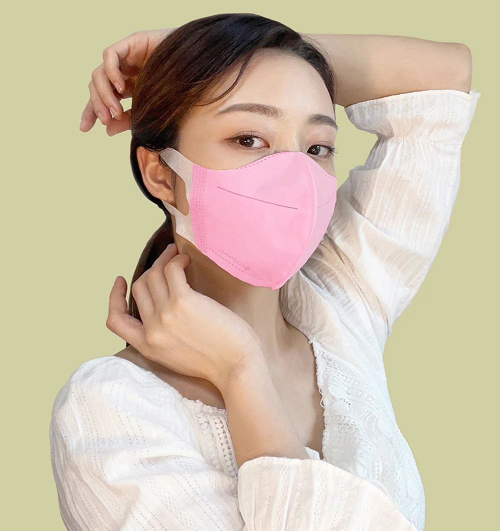 SoonsuClean-mascarilla OGannic con filtro MB de producción nacional, máscara de beated Bird, 100 blanco grande y 5 colores