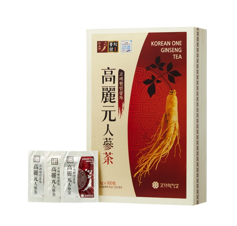 (Korea Won) 100 Korean ginseng tea (wooden box)