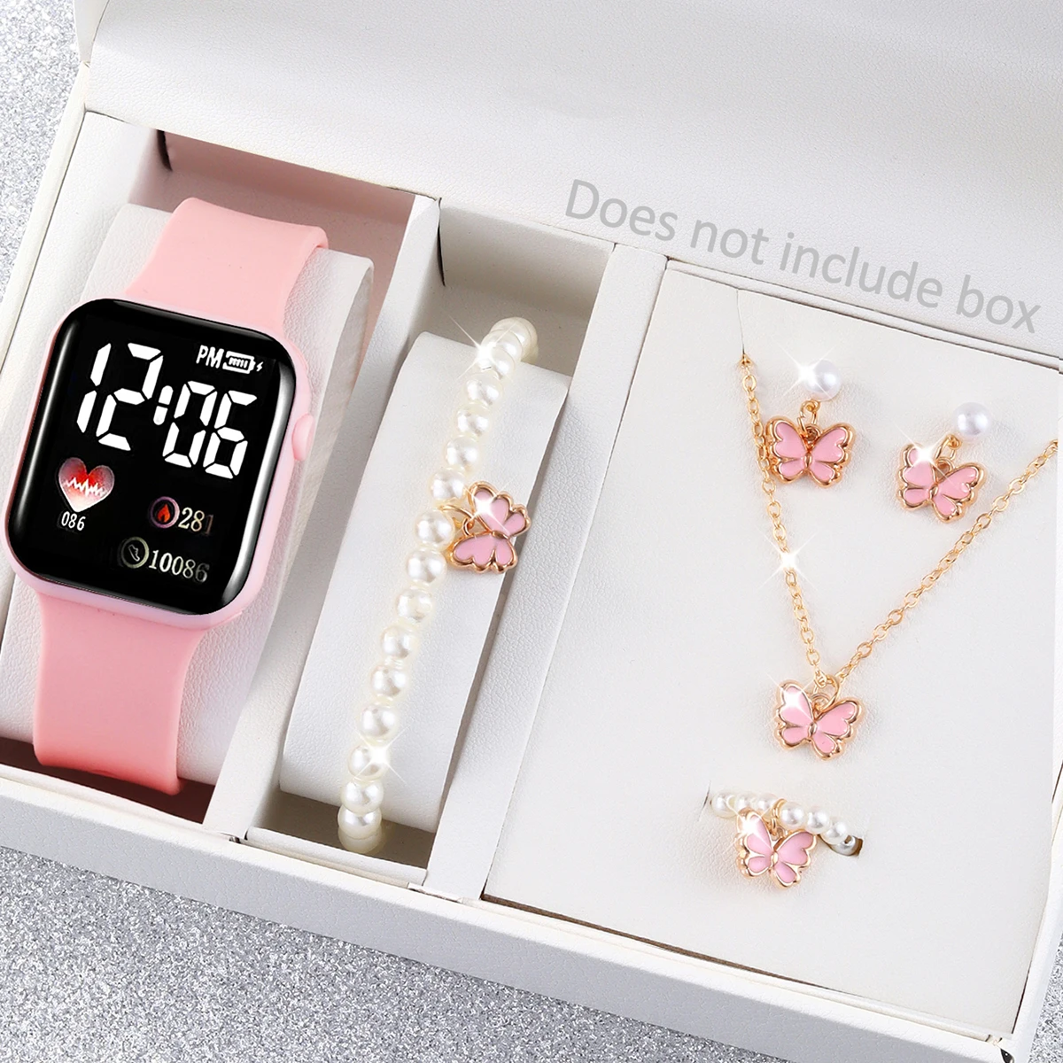 6-Piece Set of Heart-Shaped Di - Jewelry Making Watches 评论和价格