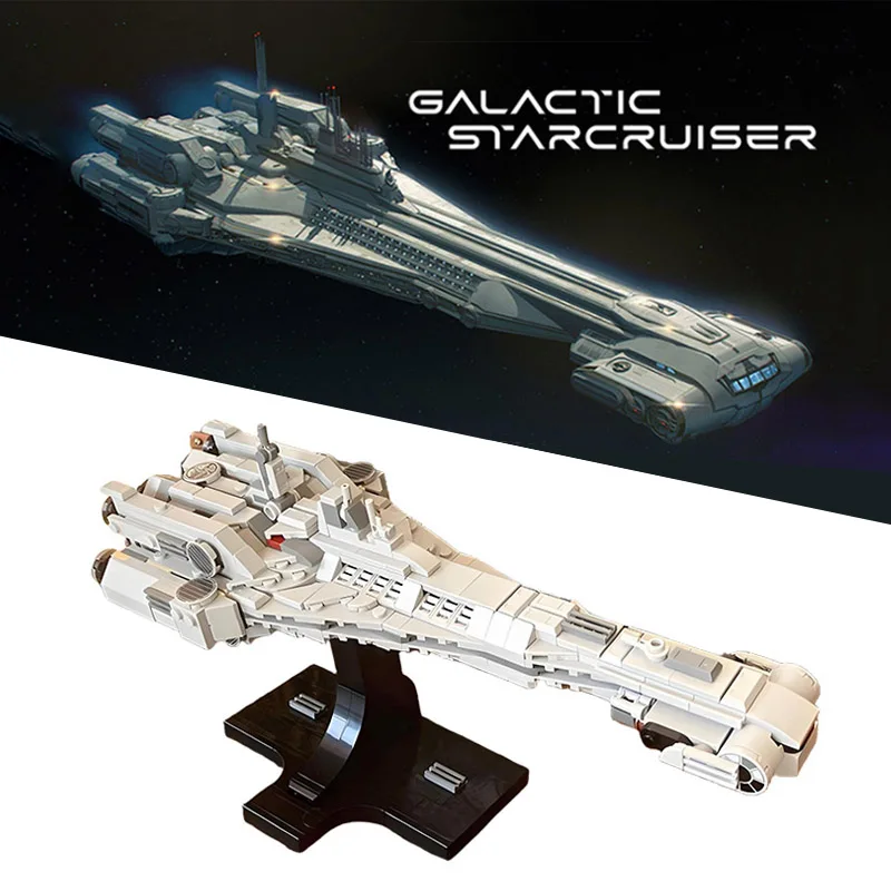 NEUE MOC Die Halcyon Starcruiser Halcyon MPO-1400 Purrgil-klasse Passagier Raumschiff Bausteine Modell DIY Weihnachten Spielzeug geschenke
