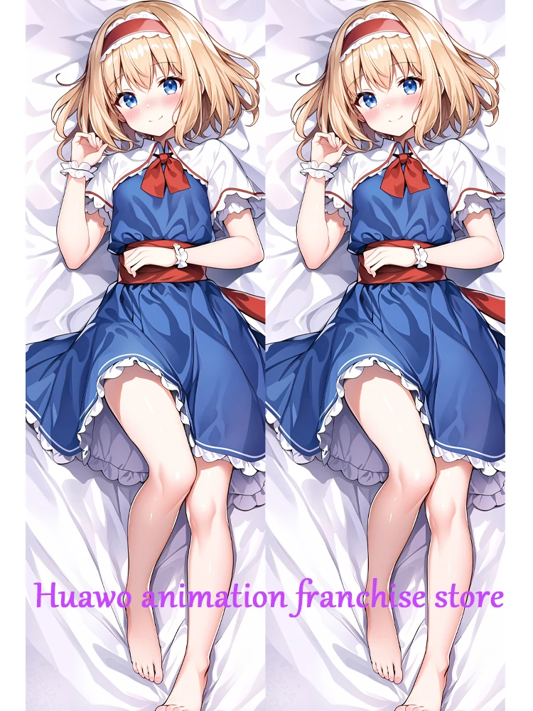 

Anime Dakimakura Pillow Alice Margatroid 2-Side Print Pillowcase Hugging Body Cushion Cover Otaku Waifuristmas Decoration 2023