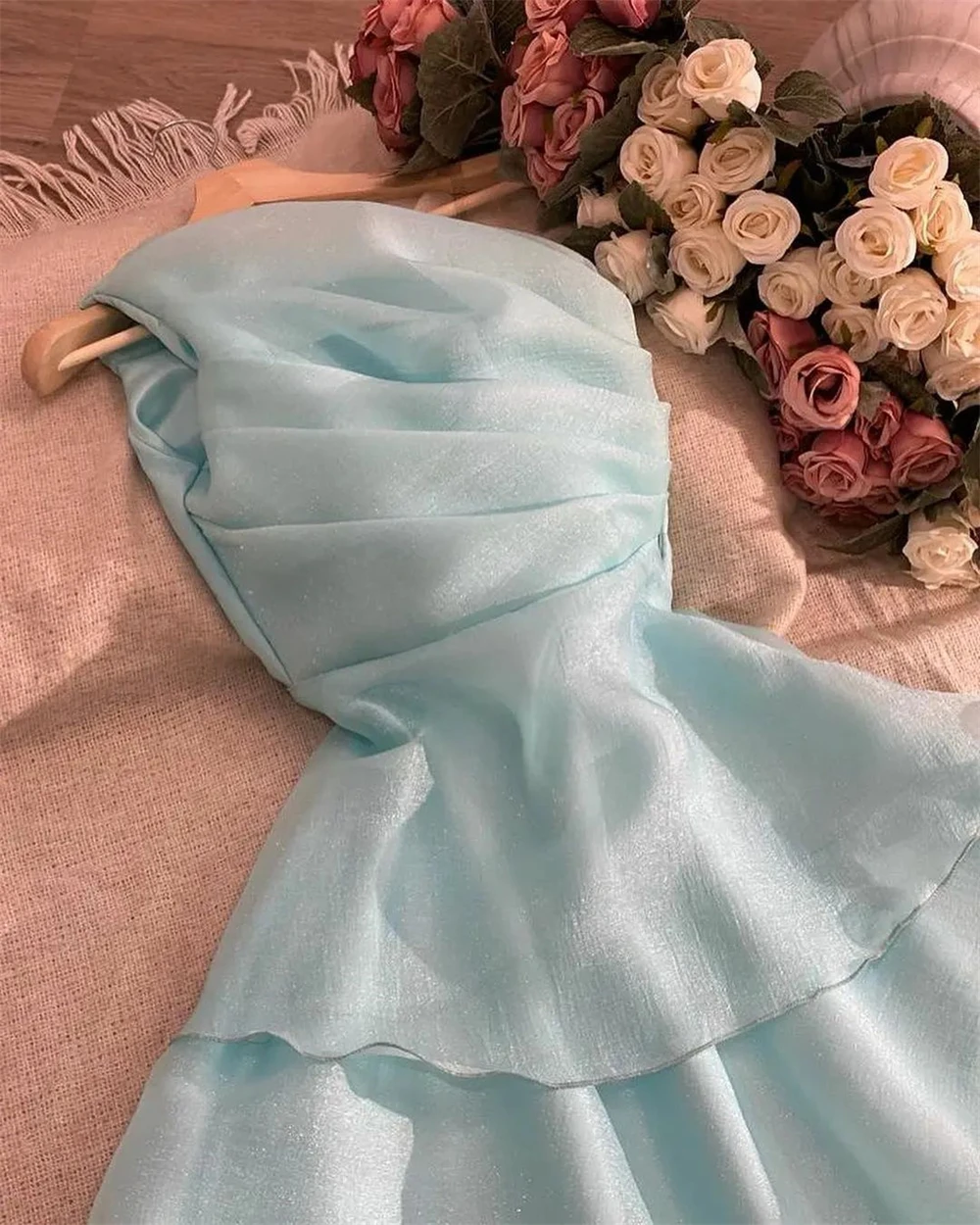 Gaun Prom kualitas tinggi gaun acara Formal sifon berlapis satu bahu A-line gaun acara فساتين semi Yi Yi Yi فسsemi Yi 2023