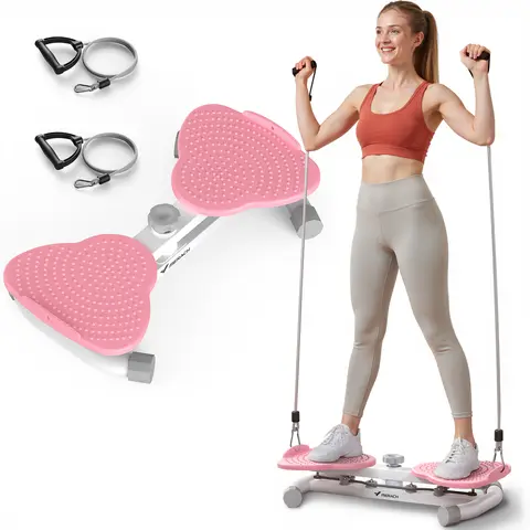 MERACH Waist Twisting Fitness Tool Exercise Twist Boards Waist Twister Machine Balance Board for Foot Massage and Weight Loss