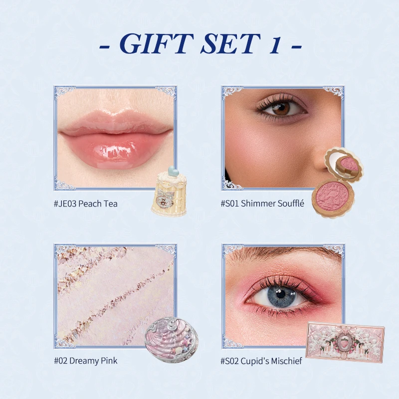 【新商品】フラワーノーズ 2025 クリスマスギフトセット アイシャドウ＋チーク＋リップスティック＋プレストパウダー メイクアップセット