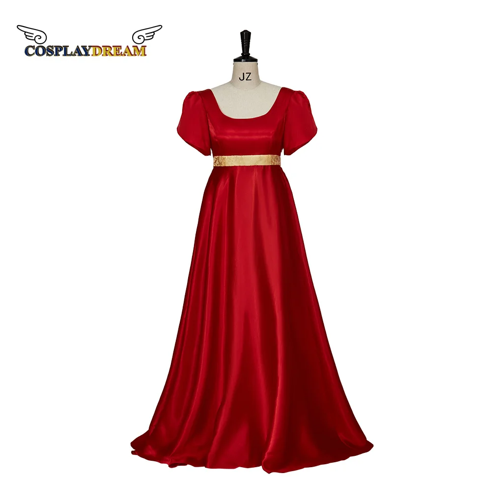 Kate Regency Dress Cosplay Costume Ball Gown S2 Kate Red Regency Dress Jane Austin Tea Party Ball Gown