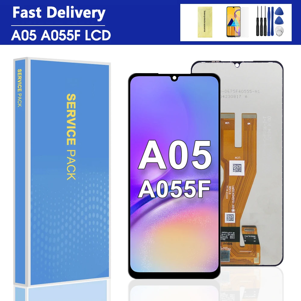 مراجعة ونصائح لشاشة lcd لجهاز سامسونج A055F/A055M مع رقم الموديل lm5c4045f0