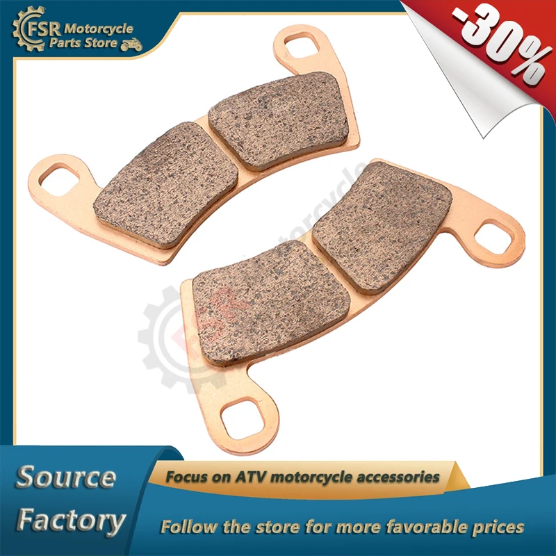 Sintered semi-metal Brake Pads,For Polaris Ranger 570 700 800 900 Crew Diesel XP RZR 4 1000,P/N:2203747 2205949 2203318