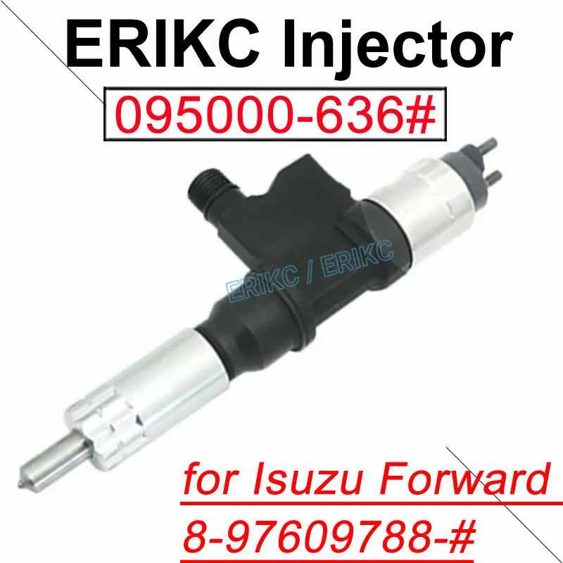 

095000-6363 095000-6360 Diesel Fuel Injector Set 8-97609788-4 8-97609788-5 for Isuzu Forward 4HK1 6HK1 8-97609788-6 8-97609788-7