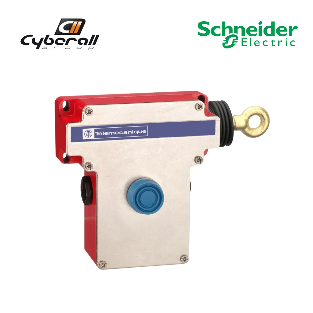 Schneider Electric-Cyberall-emergency stop rope switch emergency interlock cable 70m 2 NC Reference: XY2CE1A270