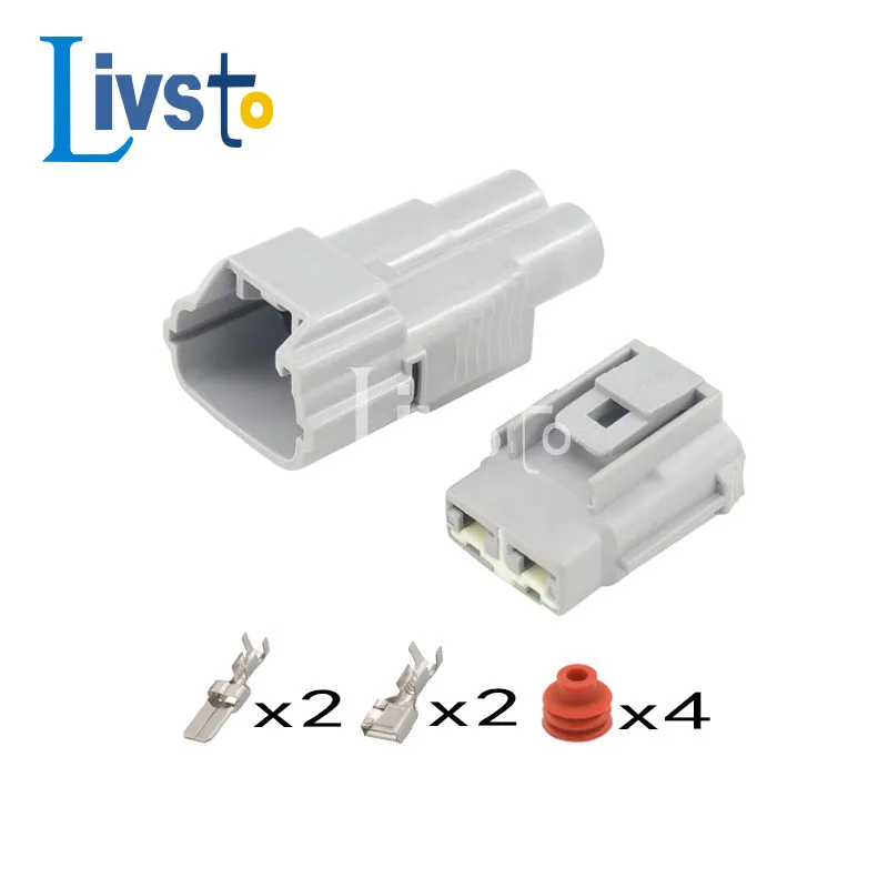 1/5/10/20 Sets 2 Pin Sumitomo Waterproof Auto Connector Heavy Trucks Large Power High Current Plug For Toyota DJ7025B-7.8-21/11