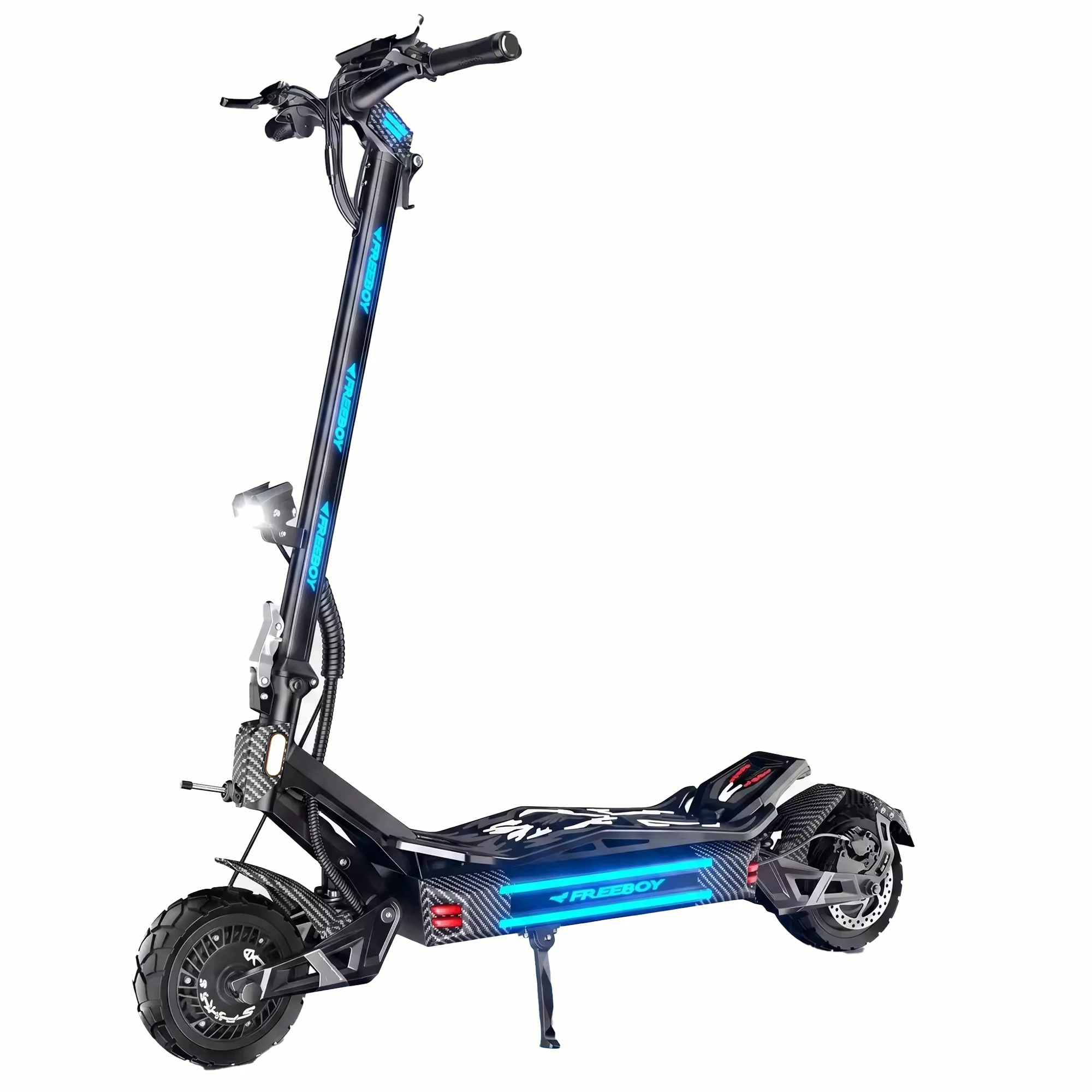 FREEBOY H16 2026 EU Neuer Elektroroller 3000W Doppelmotor 60V30AH Batterie Doppelte Hydraulikbremse 11 Zoll Reifen Faltbarer Erwachsenen-E-Scooter