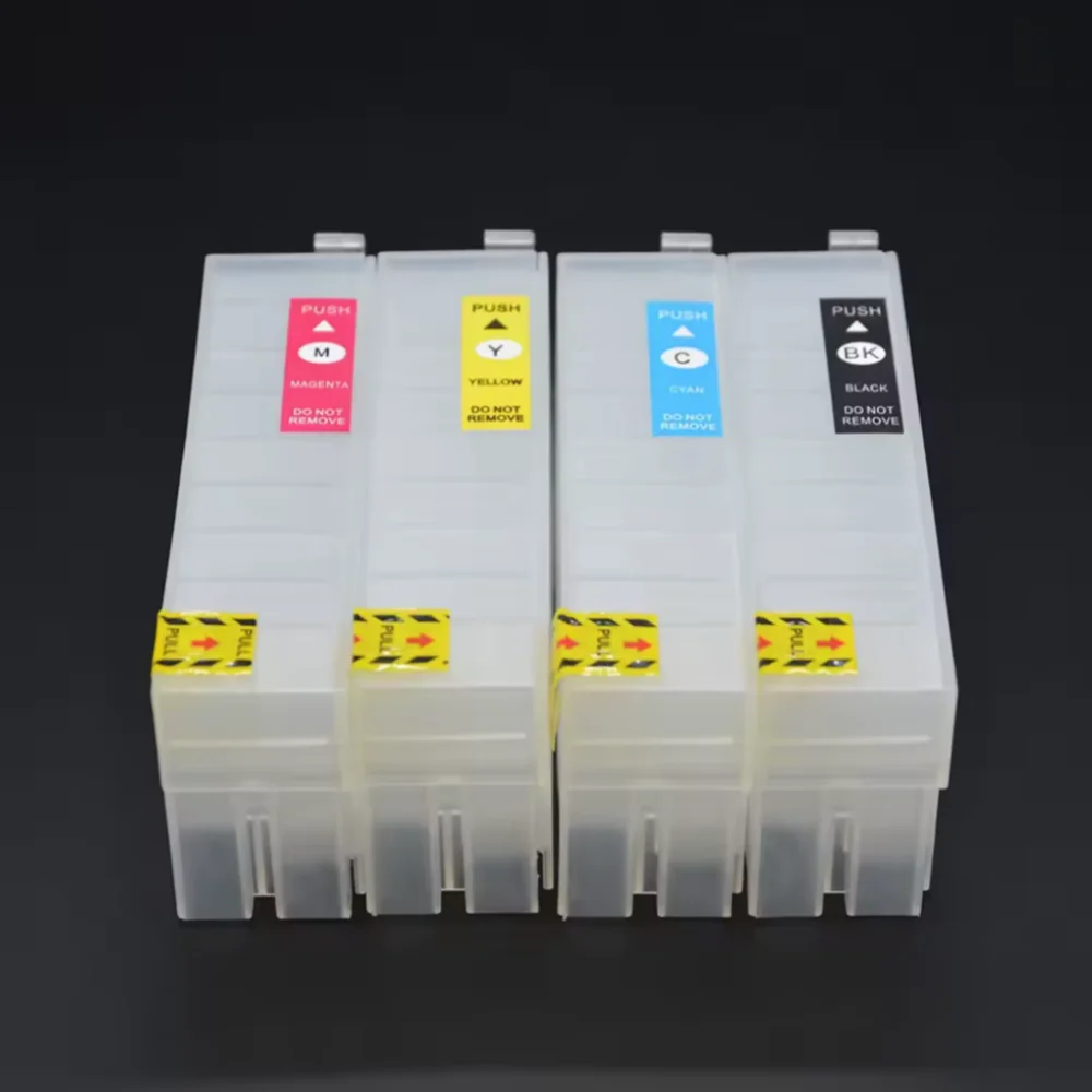 

3sets 4Color 50ML Empty Refillable Ink Cartridge No Chip for Epson T2100 3100 5100 2170 3170 5170 3170M 5170M 3180 5180