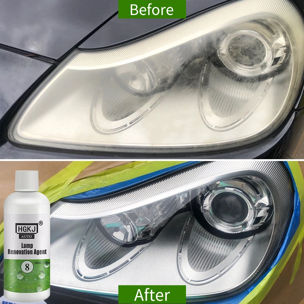 Hgkj 8 Car Headlight Polishing Agent Clean Retreading Agent car Headlight Restoration Polishing Car Accessories