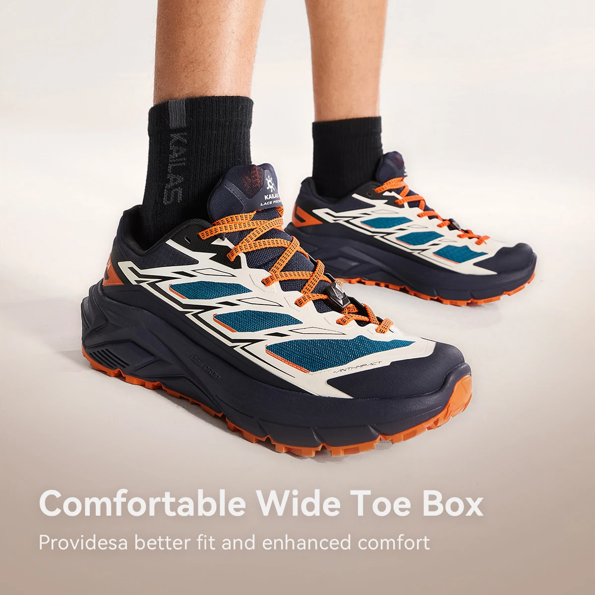 KAILAS C4 Vibram Hiking Mountain Shoes For Men Comfortable Breathable Waterproof Sneakers Lightweight Shoes KS2513114