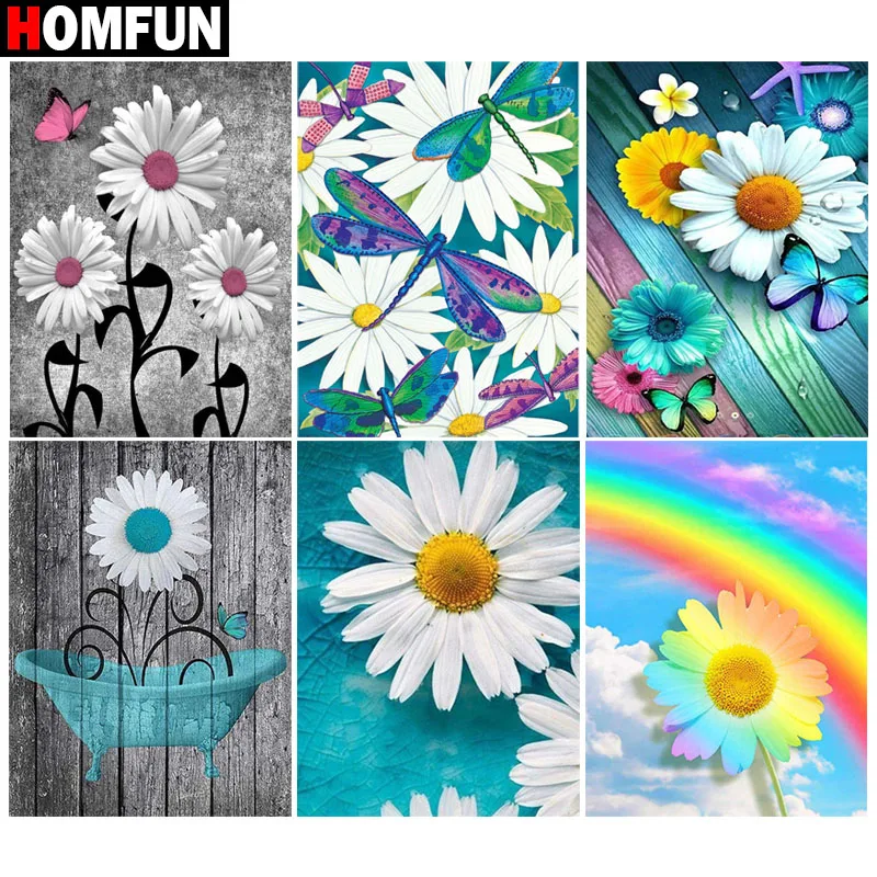 HOMFUN Diy 5d Diamond Painting 